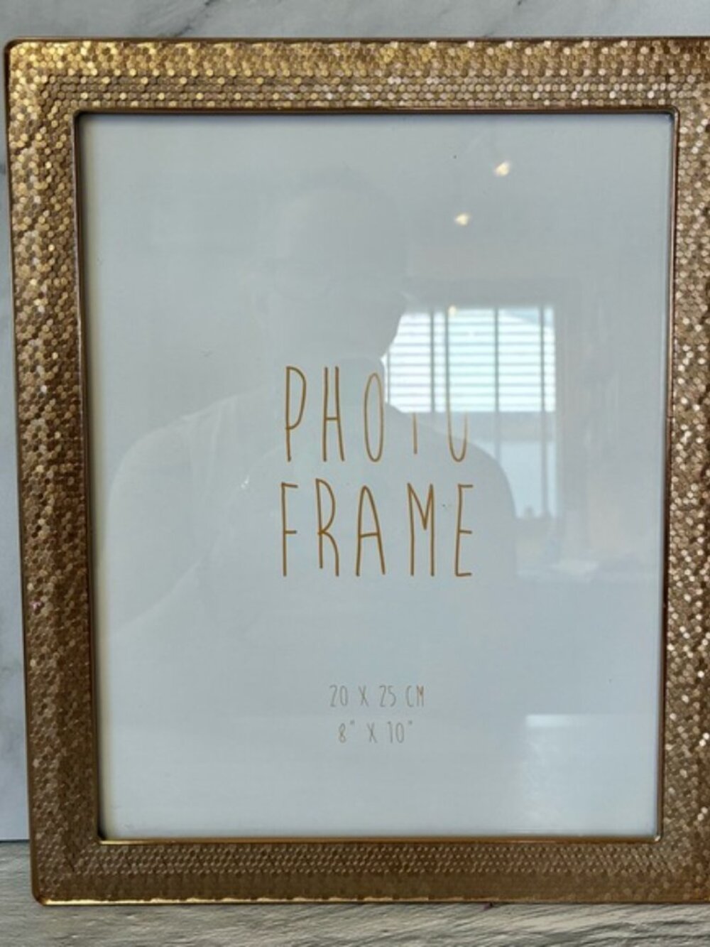 Green Tree Gallery Gold Bling Glittery Honeycomb Photo Frame